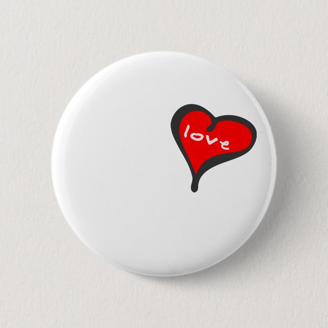I Heart Anything 6 Cm Round Badge (Front)