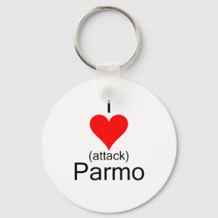 I Heart Attack Parmo Key Ring