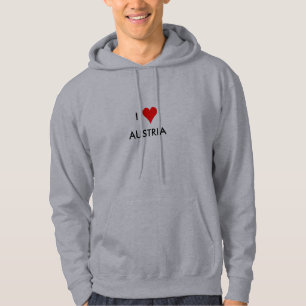 i heart austria hoodie