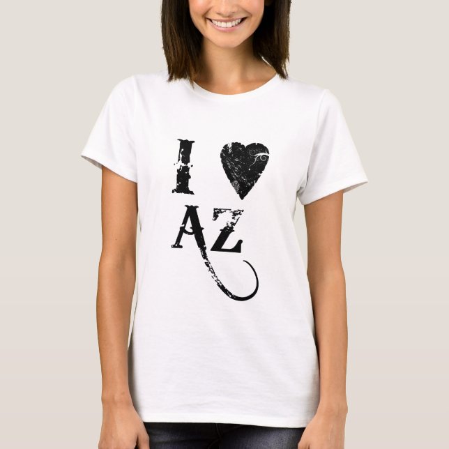 I Heart AZ T-Shirt (Front)