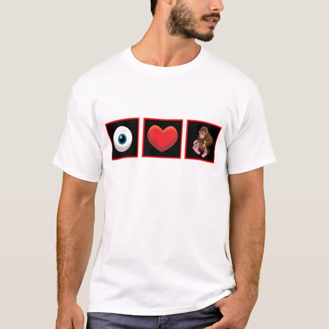 I HEART BABY SQUATCH T-Shirt (Front)