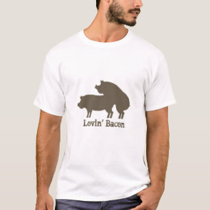 I heart bacon funny Bacon Lovers, I love Bacon T-Shirt