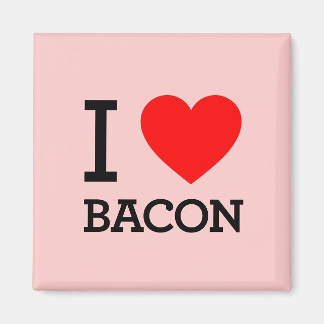 I Heart Bacon Magnet (Front)