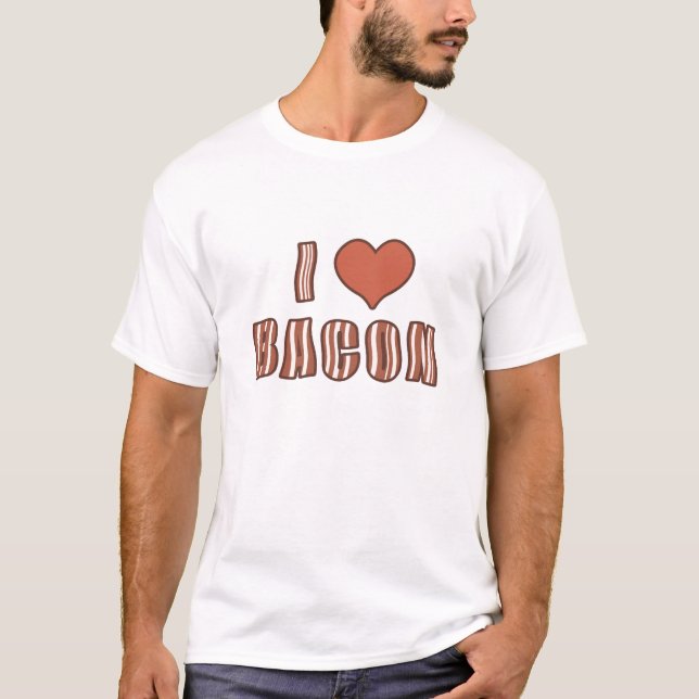 I Heart Bacon Shirt 001 (Front)
