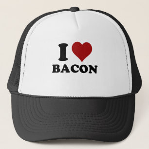 I HEART BACON TRUCKER HAT