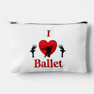 I Heart Ballet Accessory Pouch