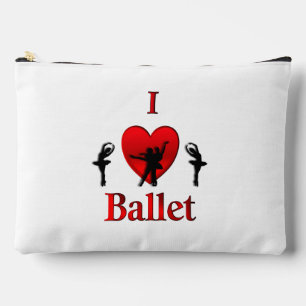 I Heart Ballet Accessory Pouch
