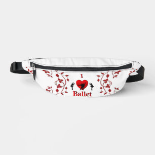 I Heart Ballet Bum Bags