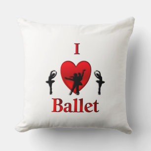 I Heart Ballet Cushion