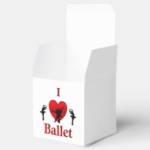 I Heart Ballet Favour Box