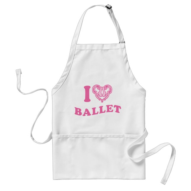 I Heart Ballet Standard Apron (Front)