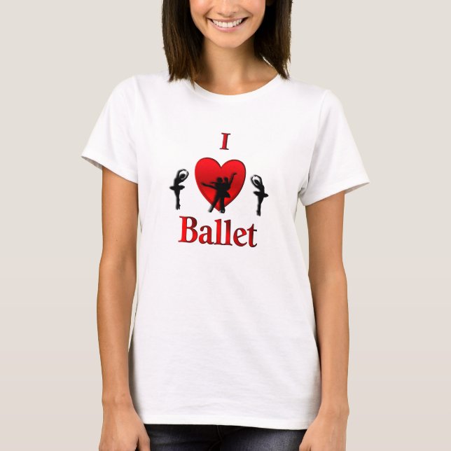 I Heart Ballet T-Shirt (Front)