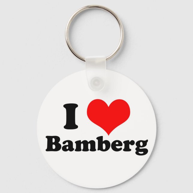I heart Bamberg Key Ring (Front)