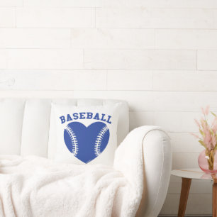 I HEART BASEBALL CUSHION
