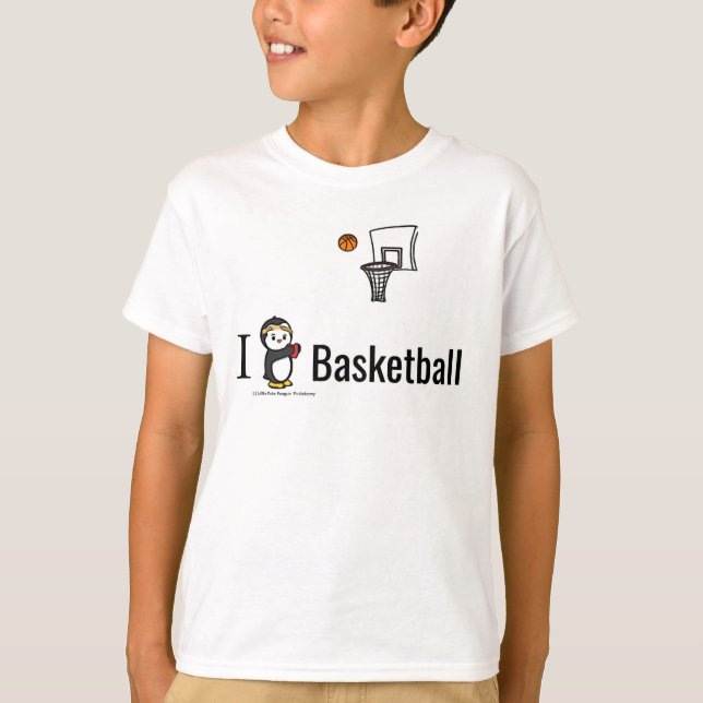 I Heart Basketball! T-Shirt (Front)