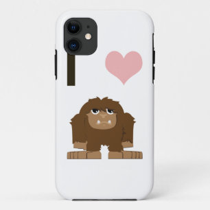 I heart bigfoot Case-Mate iPhone case