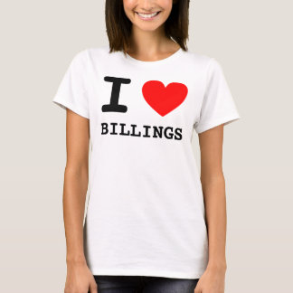 I Heart BILLINGS T-Shirt
