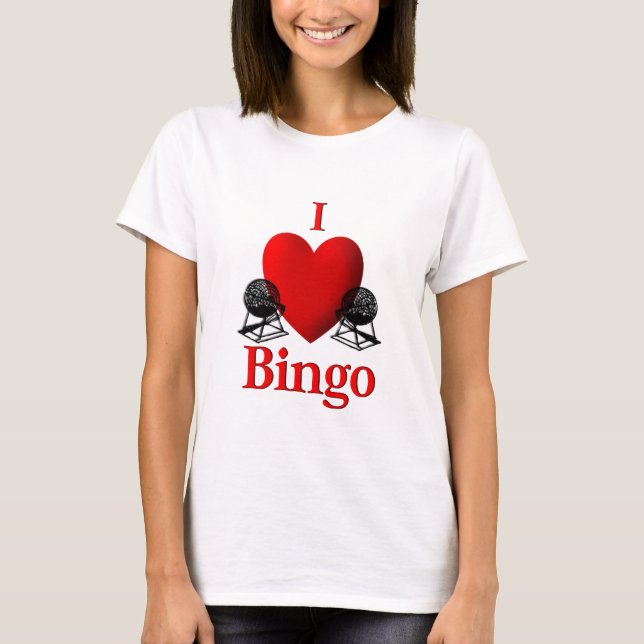 I Heart Bingo T-Shirt (Front)
