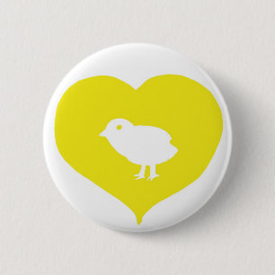 I Heart Birds Pin