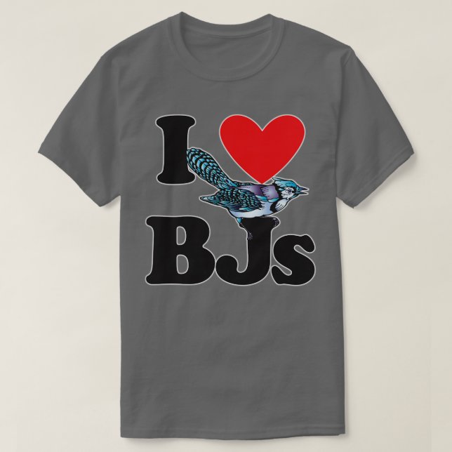 I Heart BJs T-Shirt (Design Front)