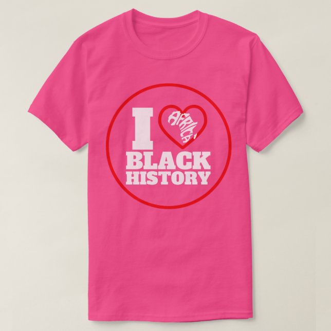 I Heart Black History 17 T-Shirt (Design Front)