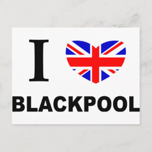 I Heart Blackpool. Postcard