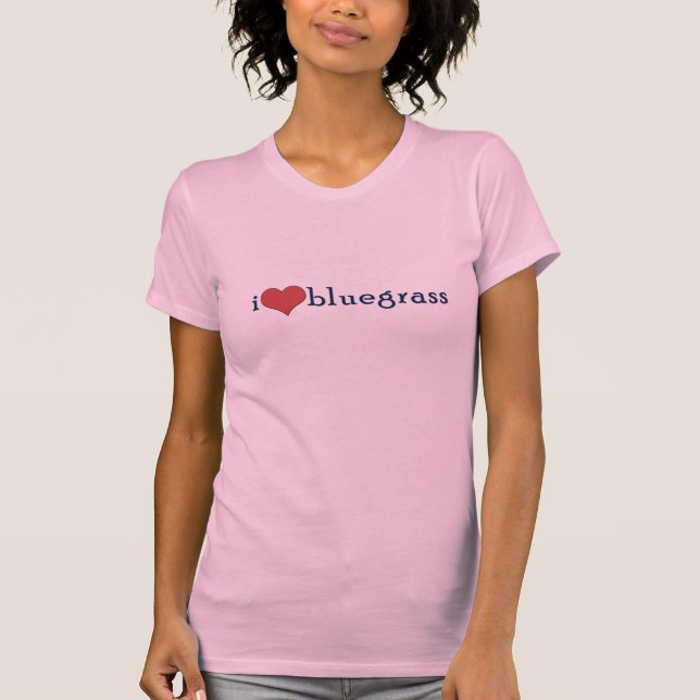 i heart bluegrass T-Shirt (Front)
