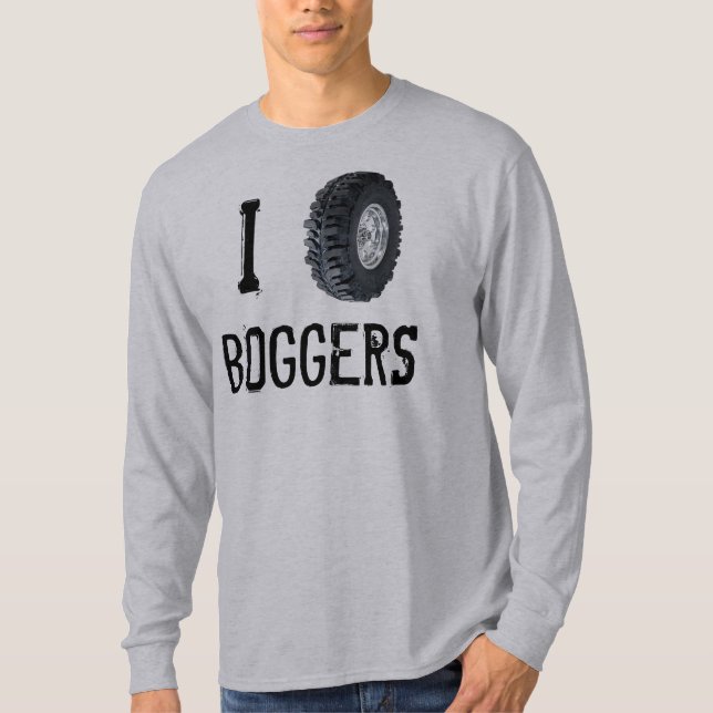 I heart boggers T-Shirt (Front)