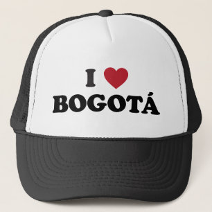 i Heart Bogotá Colombia Trucker Hat