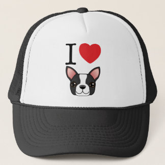 I Heart Boston Terriers Trucker Hat