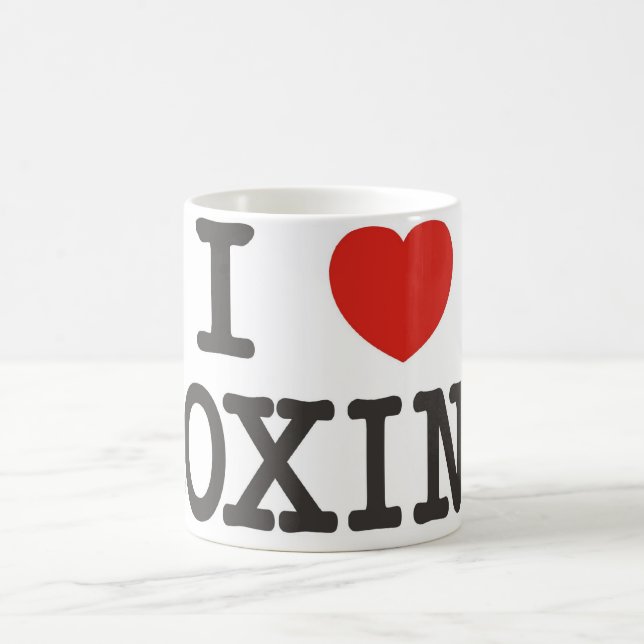 i heart boxing coffee mug (Center)