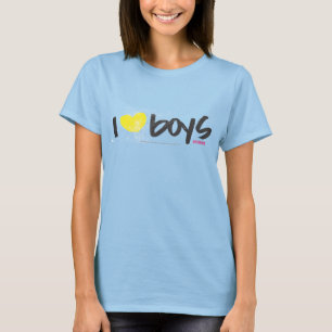 I Heart Boys Yellow T-Shirt