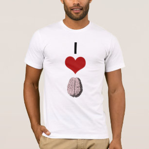 I Heart Brains Zombie Tee