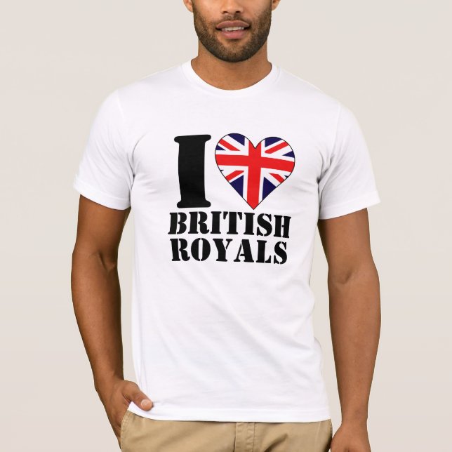 I Heart British Royals Shirt (Front)