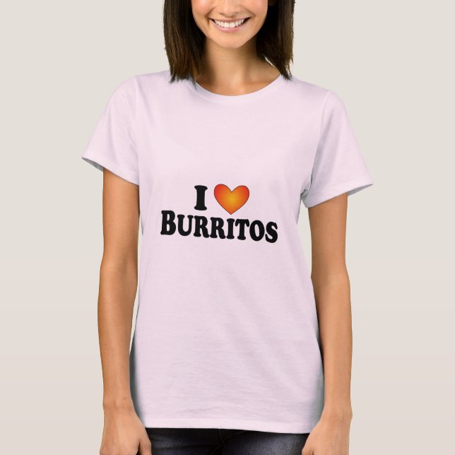 I (heart) Burritos - Lite Multi-Product T-Shirt (Front)