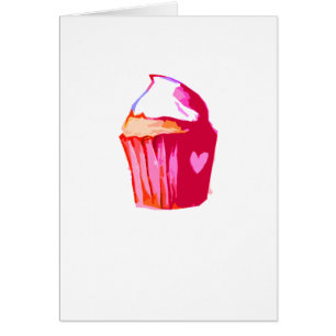 i heart cake Card