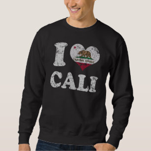 I heart California Flag Cali Sweatshirt