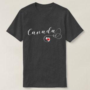 I Heart Canada, Canadian Flag T-Shirt