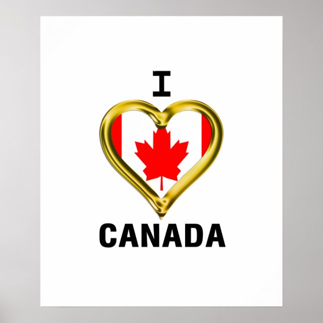 I HEART CANADA POSTER (Front)