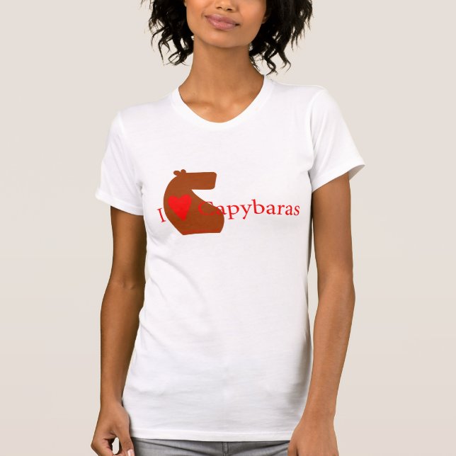 I heart Capybaras T-Shirt (Front)