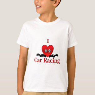 I Heart Car Racing T-Shirt