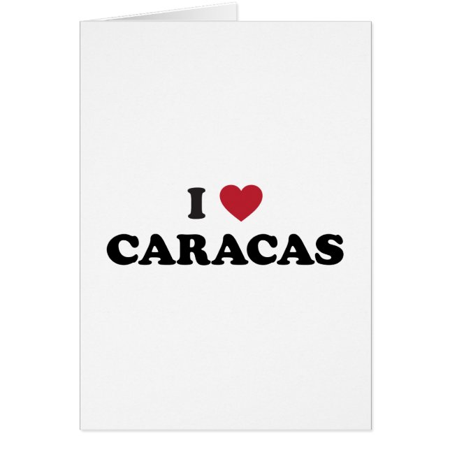 I Heart Caracas Venezuela (Front)