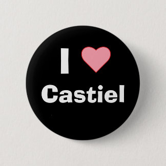 I heart Castiel 6 Cm Round Badge