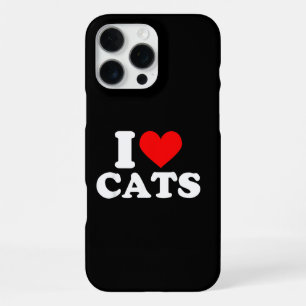 I Heart Cats - I Heart Cats I Love Cats iPhone 16 Pro Max Case