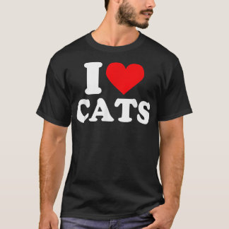 I heart cats shirt  I heart cats  I love cats shir