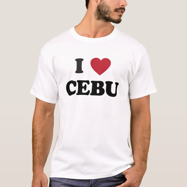 I Heart Cebu Philippines T-Shirt (Front)