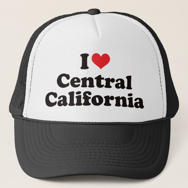 I Heart Central California Trucker Hat (Front)