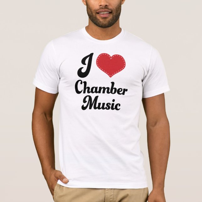 I Heart Chamber Music Gift T-Shirt (Front)