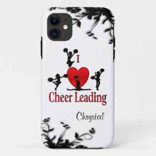 I Heart Cheer Leading Personalised iPhone 11 Case
