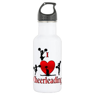 I Heart Cheerleading 532 Ml Water Bottle